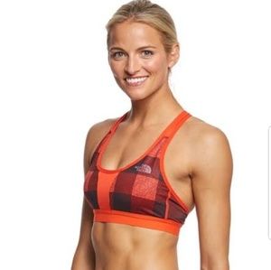 North Face Plaid XS Sports Bra Flashdry